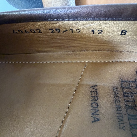 Allen Edmonds Verona II Size 12B 12 B Horse Bit Loafer Shoe Brown Made In Italy main image 9